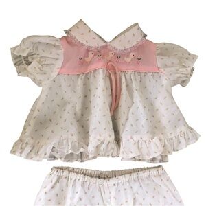 Vintage Baby Girl Outfit